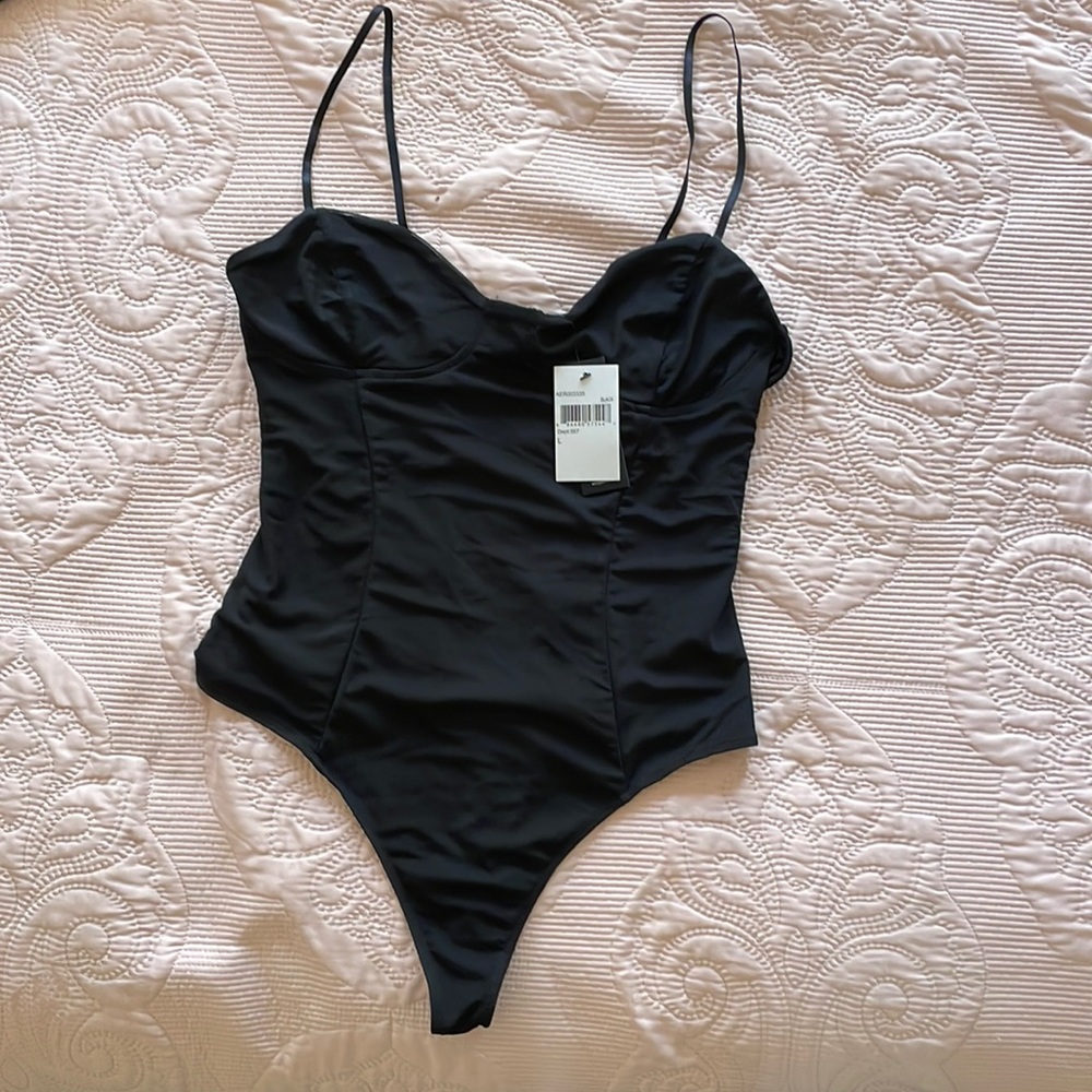 AFRM x NORDSTROM black body suit